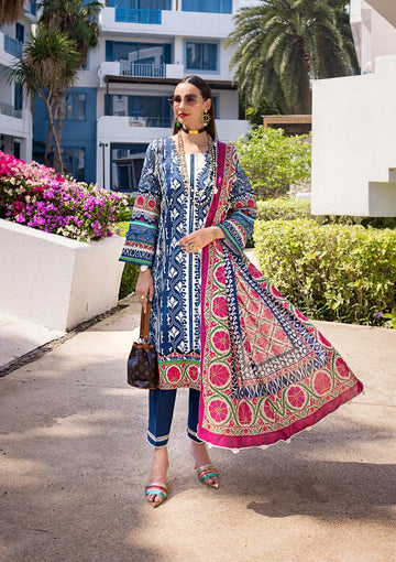 Elaf Premium EOP-07B Elnaz  Prints Collection Online Shopping